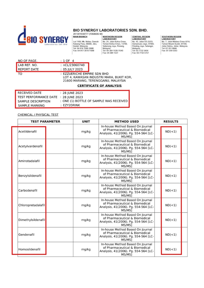 Sijil Analisa Produk Dan Sijil Halal KKM Kebas kaki dan tangan Ubat sakit sendi dan saraf3