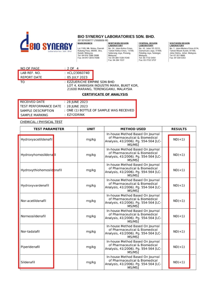 Sijil Analisa Produk Dan Sijil Halal KKM Kebas kaki dan tangan Ubat sakit sendi dan saraf4
