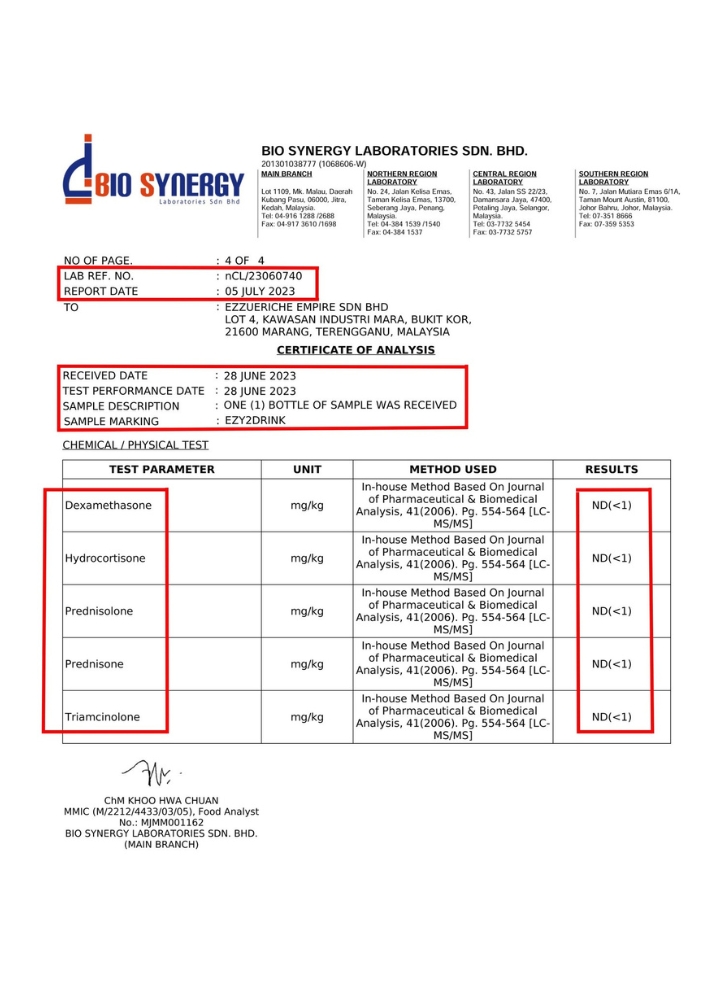 Sijil Analisa Produk Dan Sijil Halal KKM Kebas kaki dan tangan Ubat sakit sendi dan saraf6