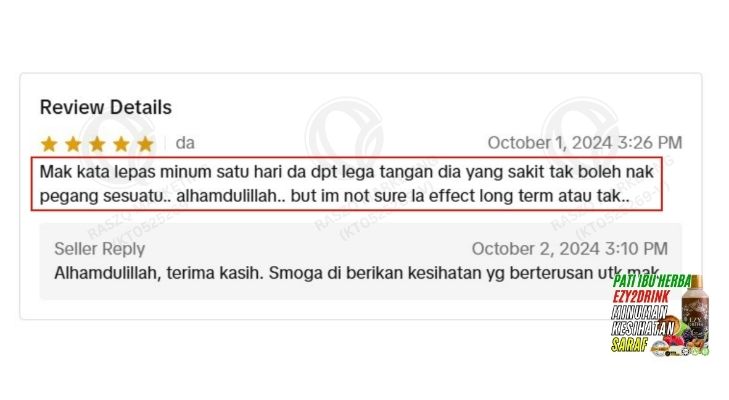 Ubat Saraf Kebas Tangan Mencucuk Sakit Sendi Kencing manis diabetis darah tinggi ubat herba semulajadi ezy2drink2
