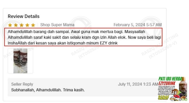 Ubat Saraf Kebas Tangan Mencucuk Sakit Sendi Kencing manis diabetis darah tinggi ubat herba semulajadi ezy2drink9
