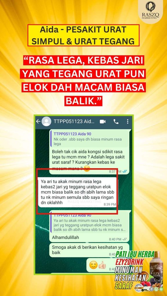 ezy2drink-untuk-saraf-testimoni-berkesan kisah-sembuh-sakit-lutut-selepas-guna-ezy2drink